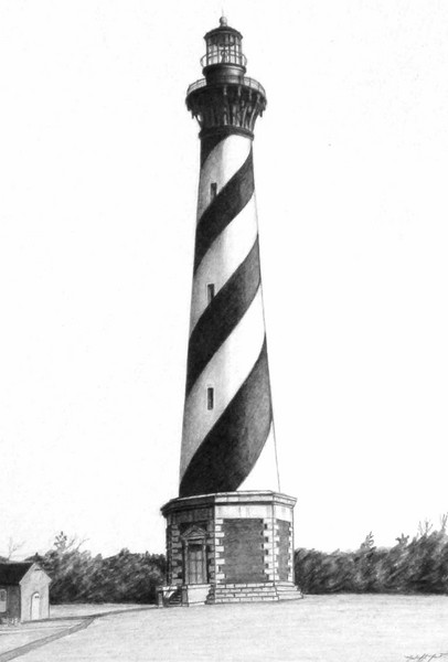 Cape Hatteras Outter Banks Lighthouse NC