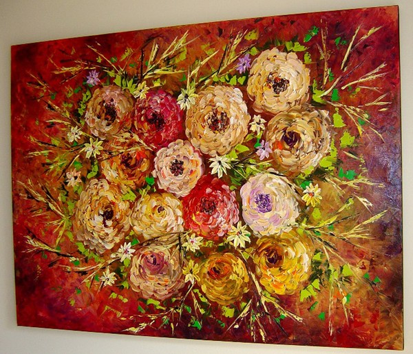 Original oil painting by Eygenia Abramson