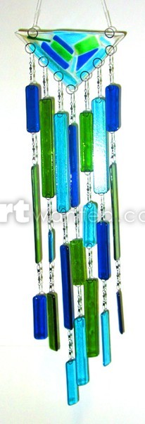 Fused Glass wind chime