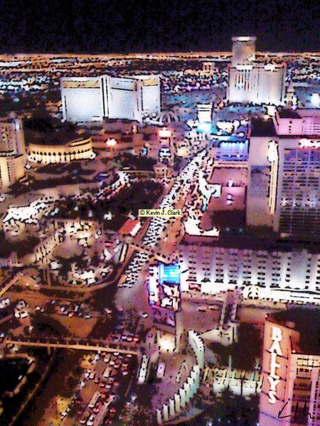 Vegas By Way Of Paris, Photo / Digital Painting