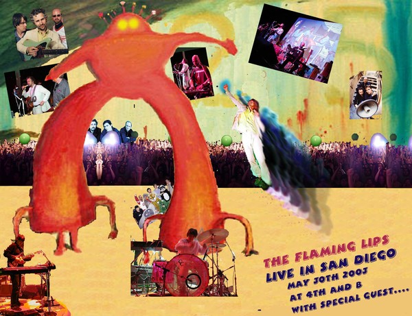 Flaming Lips Concert Poster