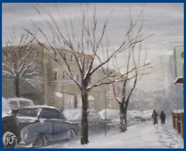 Are Street in Winter