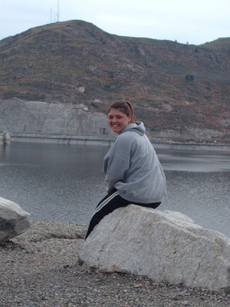 my daughter stephanie @the grand coulee dam