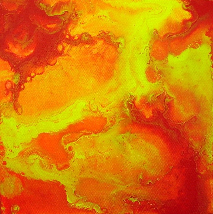 Surface of the sun 10x10inch