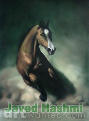 Running Horse Painting