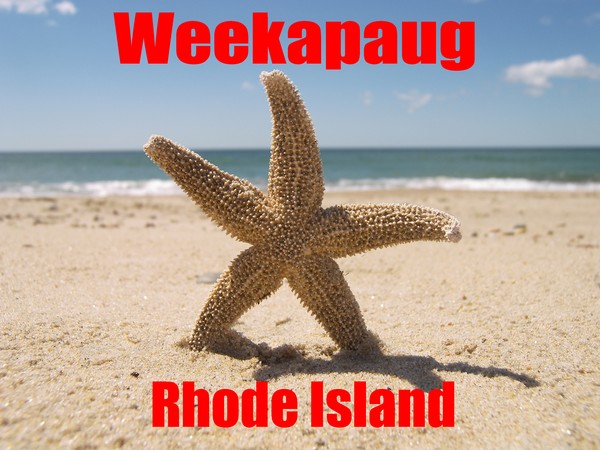 Starfish Weekapaug Poster Style