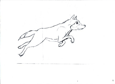 Running Wolf (Animation)