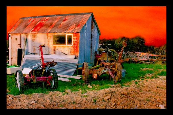 Sunset at Paddy Slattery's Shed