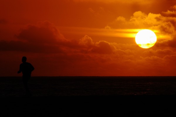 Runner On The Pacific