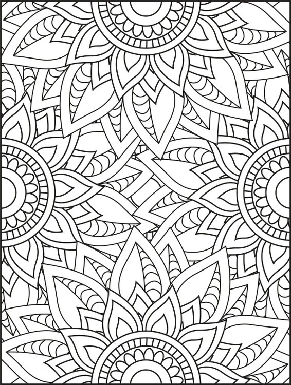 Abstract Coloring Pages 518