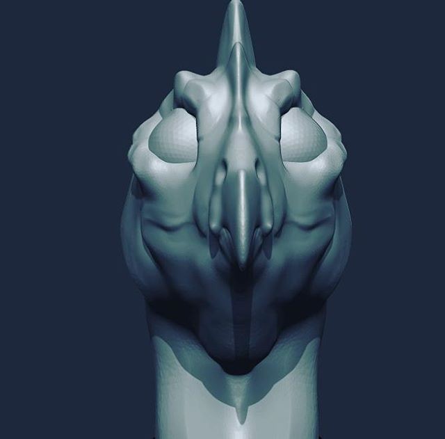 Quick Cocatrice sculpt in zbrush