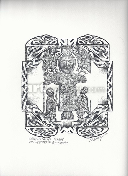 CRUCIFICTION PLAQUE / CO. WESTMEATH 8TH CENTURY