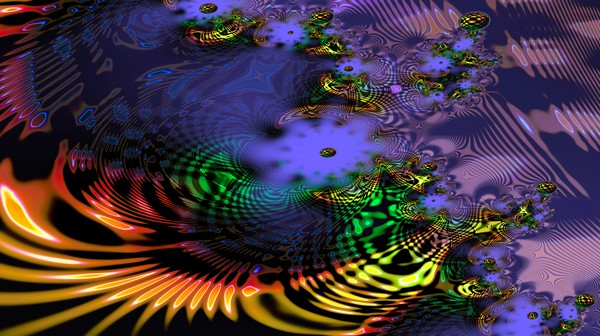 Journey through a fractal landscape #4