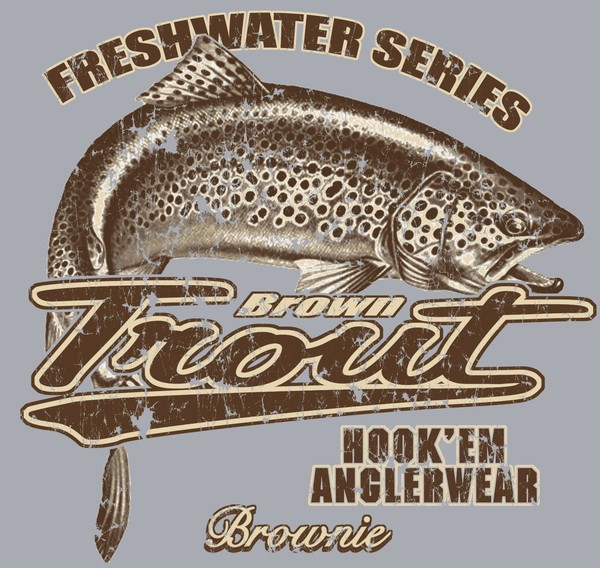 Brown Trout Distressed