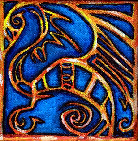 Gold Dragon Glyph