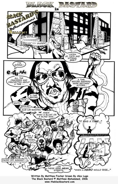 Black Bastard Graphic novel page 1