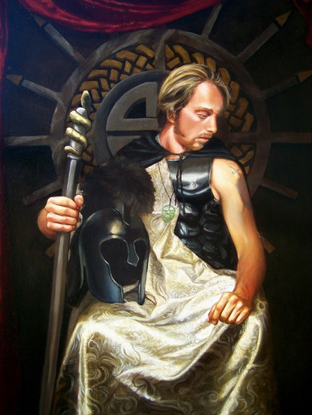 Allegory IV-Schwarze Sonne König
