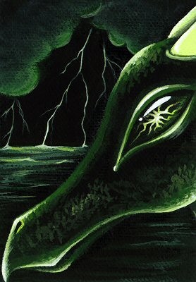 Green Lightning Dragon