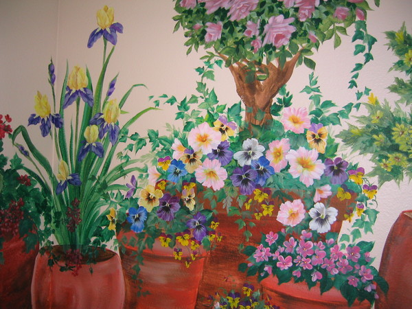Garden Bathroom Mural2