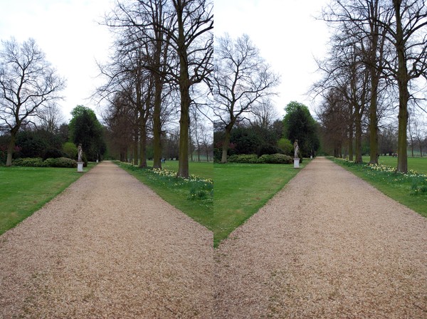 Belton House in stereoscope