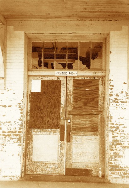 Old Train Station Waiting Room Doors