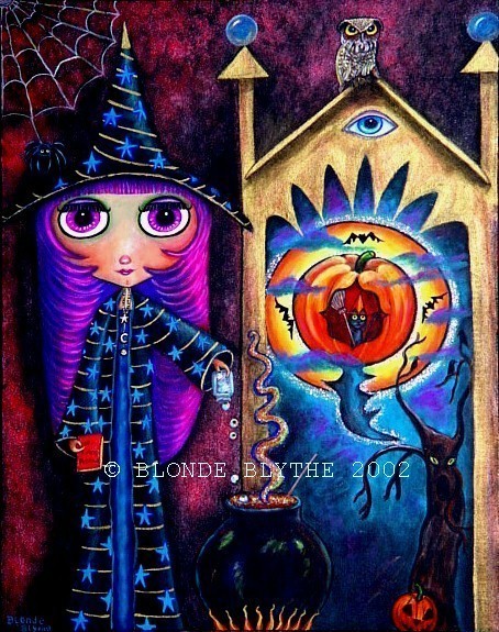 Halloween Blythe Witch & The Magic Window