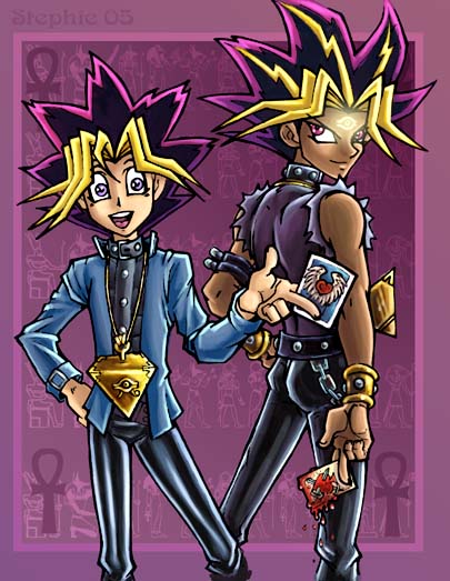 Yugi and Yami Cards of the Heart