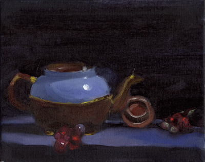 Teapot and Grapes ( Tea Party at Lady Tree )