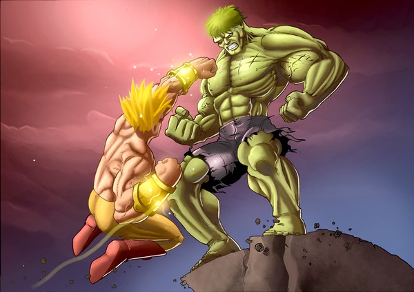 hulk vs redisigned broly
