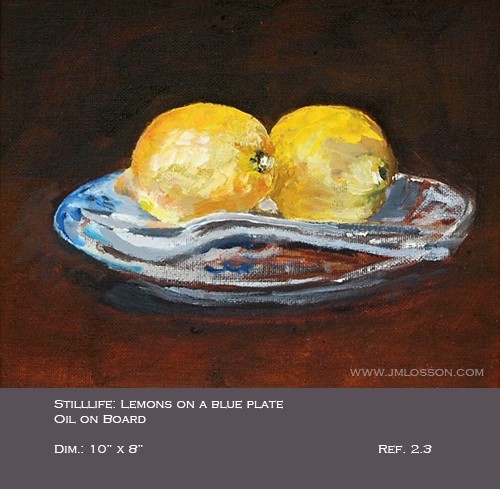 Lemons on a Delft plate