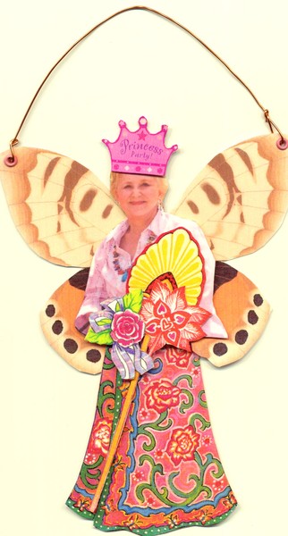 PAPER DOLL COLLAGE OF MY FRIEND CAROLE ANN