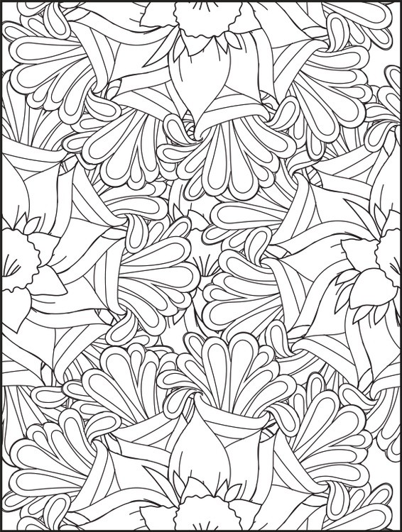 Abstract Coloring Pages 1