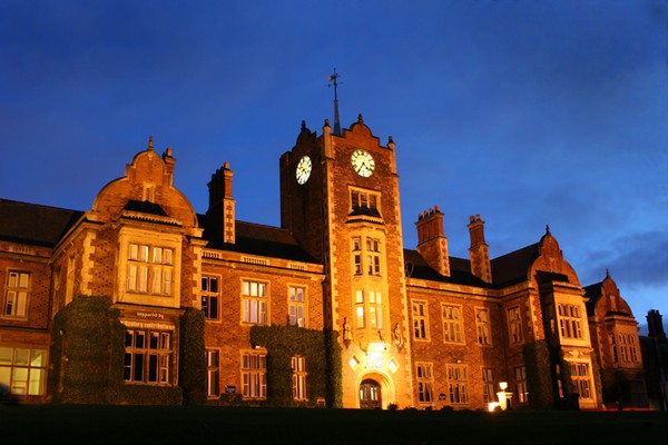 Royal Wolverhampton school at night