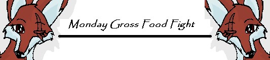 gross food fight monday artists united banner