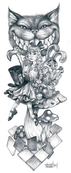 Alice in wonderland Gotisk