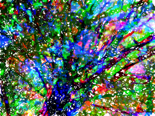 Fall Tree Digital Painting