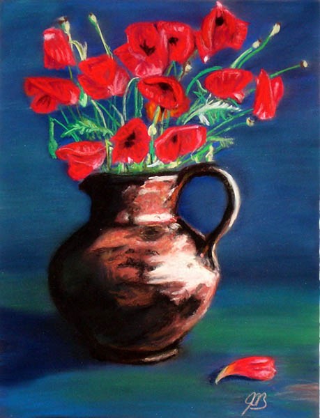 Poppies in a Pot
