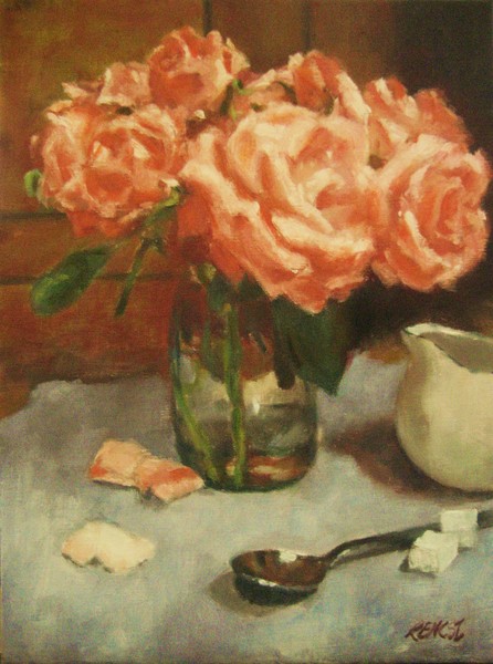 Pink Roses and Tea