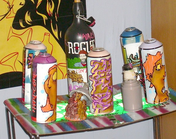 Just some cans I've painted