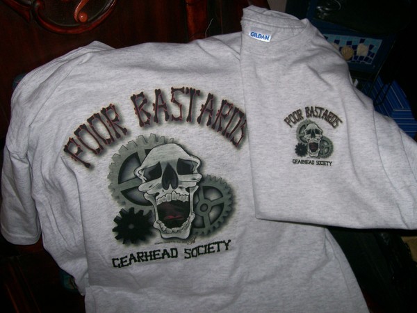 Poor Bastards Gearhead Society T-Shirt
