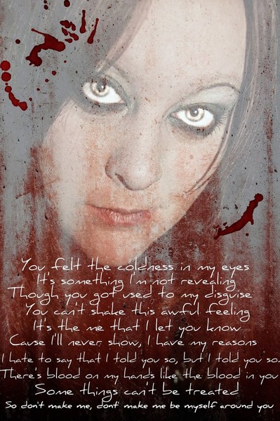 Blood on my hands By: The Used