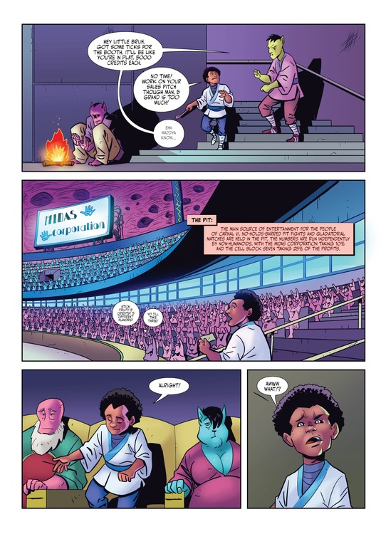 The Pit Fighters - Issue 01 - Page 06 - Letters-01