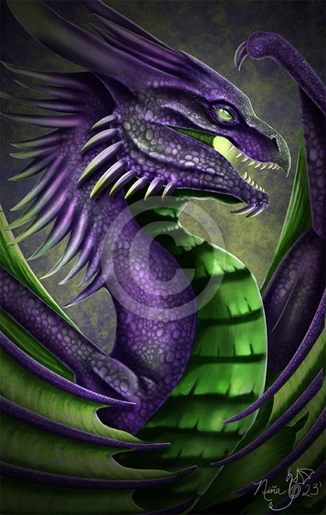 Purple Wyvern Dragon