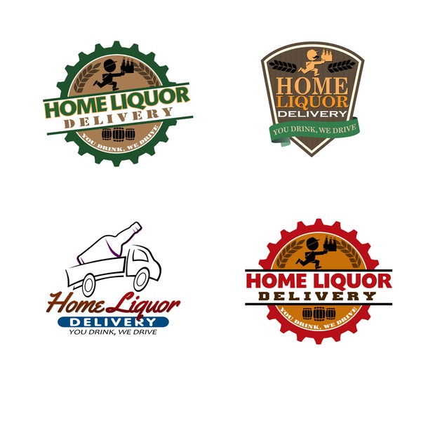 Home Liquor Delivery logos