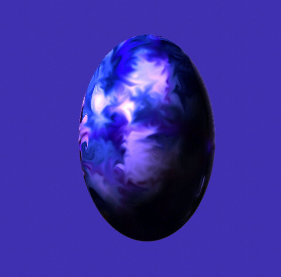 egg head blue