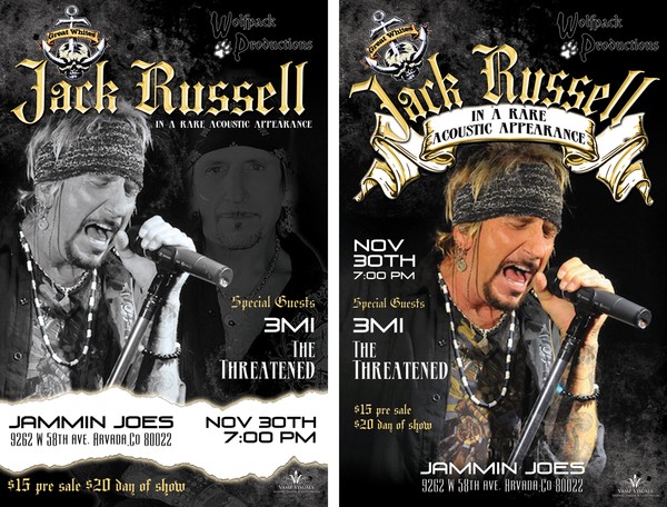 Jack Russell Promo poster, Denver