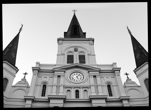 St.Louis Cathedral (black/white)
