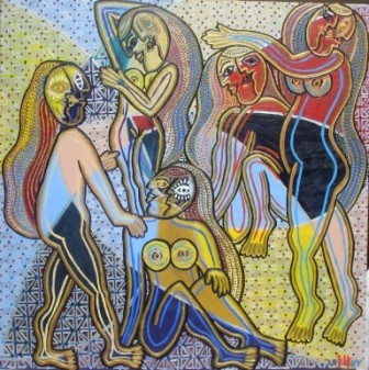 5 Banhistas - Segundo Cezanne
