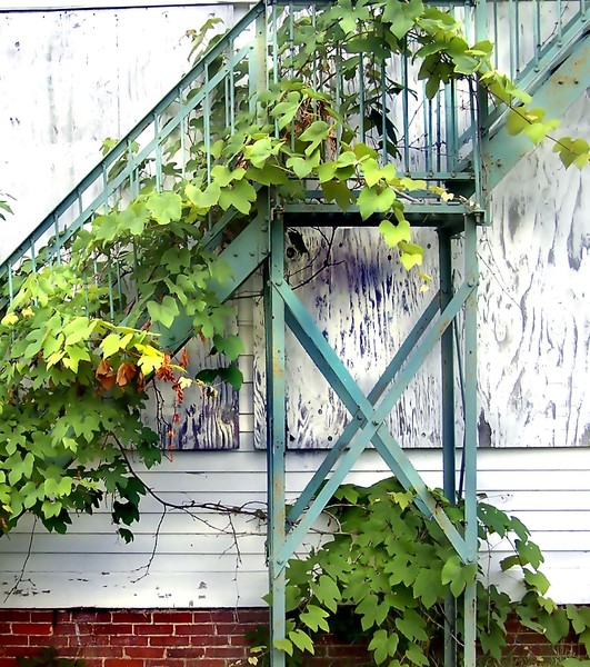 school fire escape