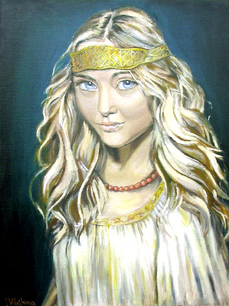 portrait of Russian girl
